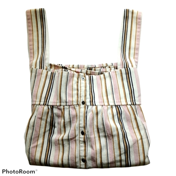 🌸Old Navy Sleeveless Button-Front Striped Top. Size 3X - Picture 12 of 14